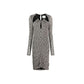 Gray Elastane Casual Dress