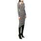 Gray Elastane Casual Dress