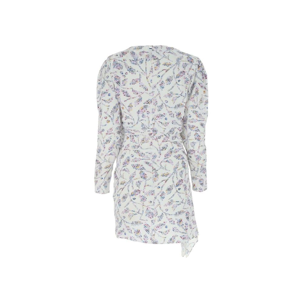 White Viscose Casual Dress