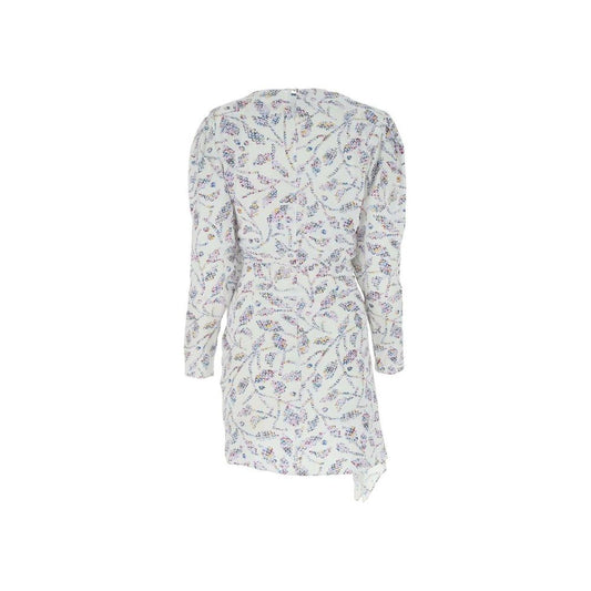 White Viscose Casual Dress