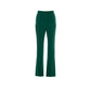 Bicolor Polyester Flared Pants