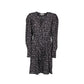 Black Viscose Casual Dress