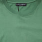 LightGreen Cotton Crewneck Short Sleeve T-Shirt