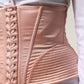 Pale Pink Silk LaceUp Waist Cincher Corset Top