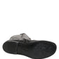 Re-Edition Black Leather Lace Up Boots Shoes