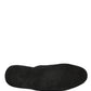 Black Wool Cashmere Red Quilted Slippers Shoes