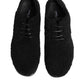 Men Black Riccio Shearling Dress Derby Shoes