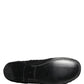 Men Black Riccio Shearling Dress Derby Shoes