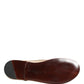 Beige Canvas Leather Trim Dress Derby Shoes