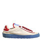 DG Multicolor Leather Low Top Sneakers Shoes
