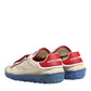 DG Multicolor Leather Low Top Sneakers Shoes