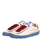 DG Multicolor Leather Low Top Sneakers Shoes
