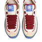 DG Multicolor Leather Low Top Sneakers Shoes