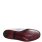 Silver DG Logo Holographic Leather Loafers Shoes