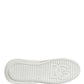 White Calfskin Leather Low Top Sneakers Shoes