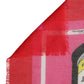 Pink DG Amore Print Neck Square Shawl 140cm x 140cm Scarf