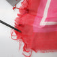 Pink DG Amore Print Neck Square Shawl 140cm x 140cm Scarf