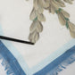 White Flower Vase Cashmere Stole Wrap 132cm x 128cm Scarf