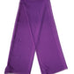 Purple Silk Neck Wrap Shawl Stole 200cm x 134cm Scarf