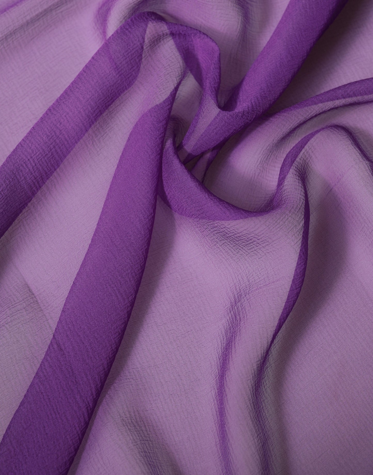 Purple Silk Neck Wrap Shawl Stole 200cm x 134cm Scarf