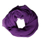 Purple Silk Neck Wrap Shawl Stole 200cm x 134cm Scarf