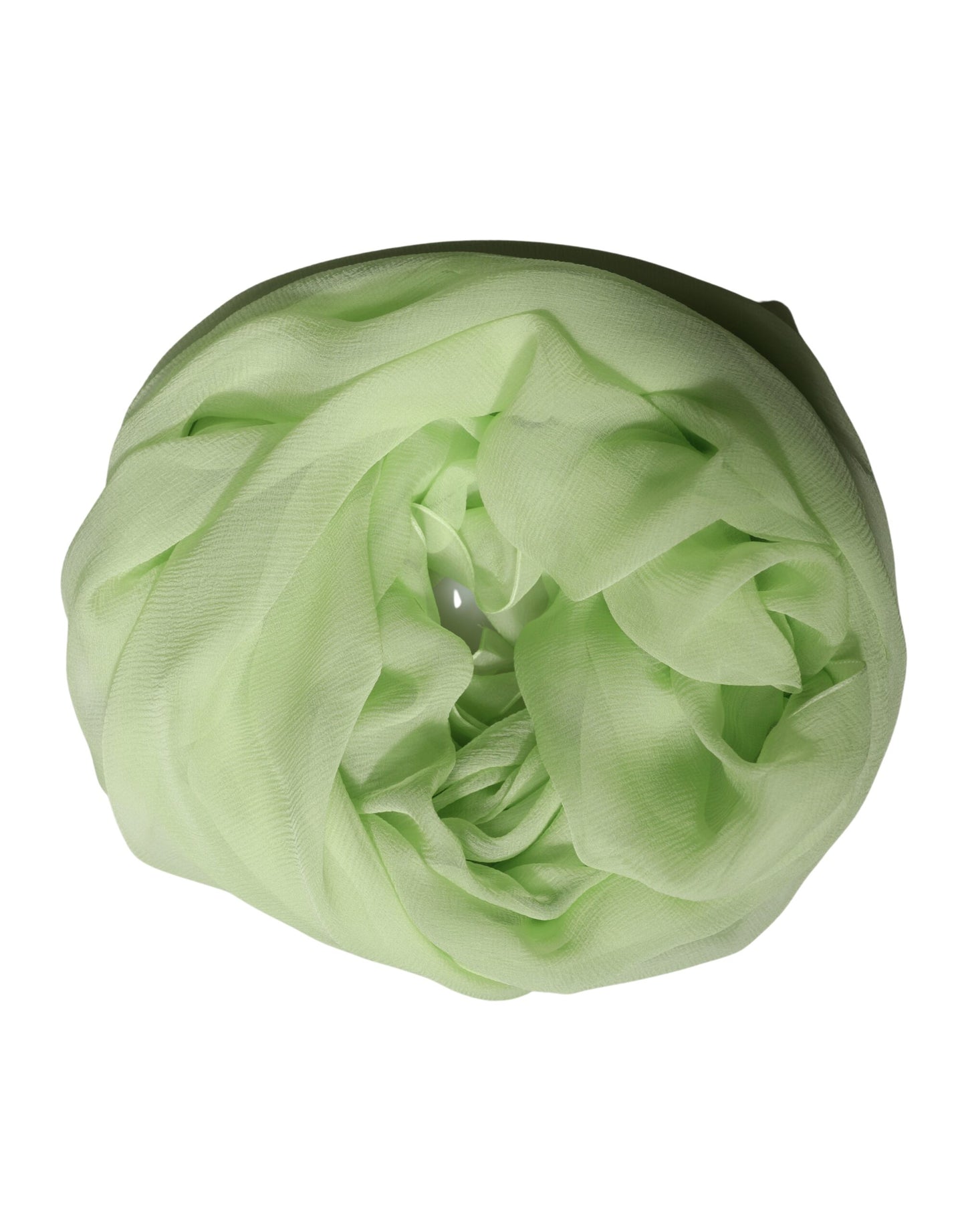 Light Green Silk Neck Wrap Stole 200cm x 134cm Scarf