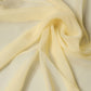 Light Yellow Silk Wrap Shawl Foulard 100cm x 99cm  Scarf