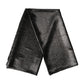 Black Silk Square Wrap Shawl Foulard 122cm x 120cm  Scarf