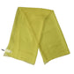 Yellow Silk Neck Wrap Shawl Foulard 120cm x 117cm Scarf