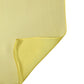 Yellow Silk Neck Wrap Shawl Foulard 133cm x 130cm Scarf