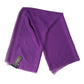 Purple Silk Neck Wrap Shawl Foulard 134cm x 131cm  Scarf