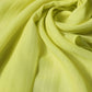 Yellow Green Silk Sash Foulard Stole 292cm x 19cm Scarf