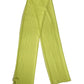 Yellow Green Silk Sash Foulard Stole 270cm x 120cm  Scarf