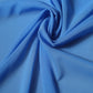 Blue Silk Neck Wrap Shawl Stole 200cm x 64cm Scarf