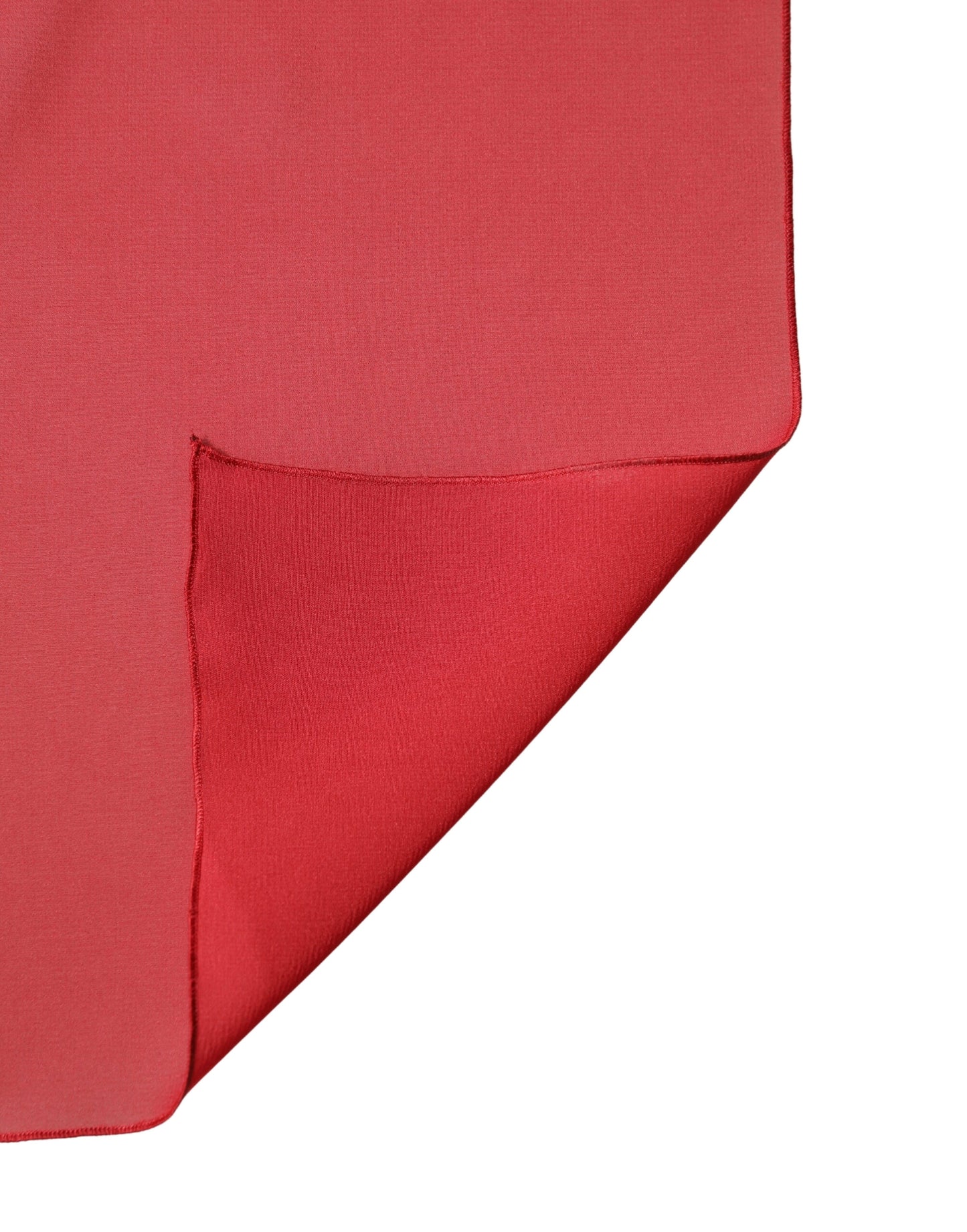 Red Silk Neck Wrap Shawl Women Stole 200cm x 64cm Scarf