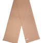 Beige Silk Neck Wrap Shawl Women Stole 200cm x 64cm Scarf