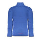 Blu Polyester Men Sweatshirt