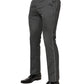 Gray Polyester Formal Dress Trouser Pants