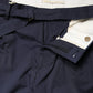 DarkBlue Wool Straight Formal Dress Trouser Pants
