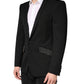 Black Embellished Single Breasted Blazer