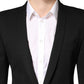 Black Embellished Single Breasted Blazer