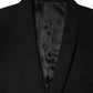 Black Embellished Single Breasted Blazer