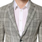 Gray Single Breasted Formal 2 Piece Suit