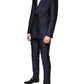 Dark Blue Double Breasted SICILIA 2 PC Suit