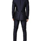 Dark Blue Double Breasted SICILIA 2 PC Suit