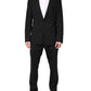 Black MARTINI Single Breasted Formal 2 Piece Suit