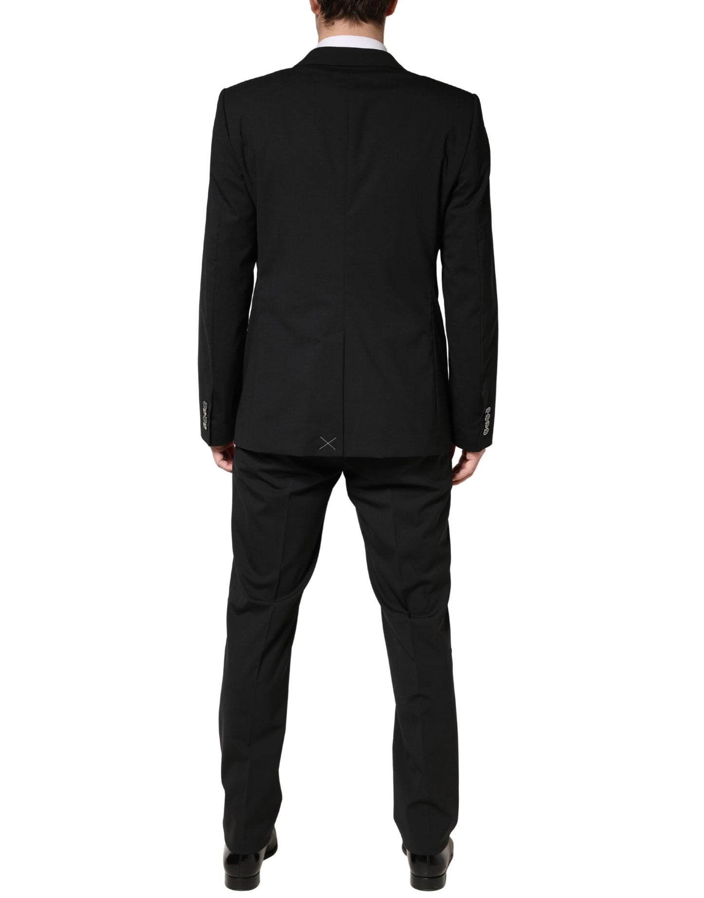 Black MARTINI Single Breasted Formal 2 Piece Suit