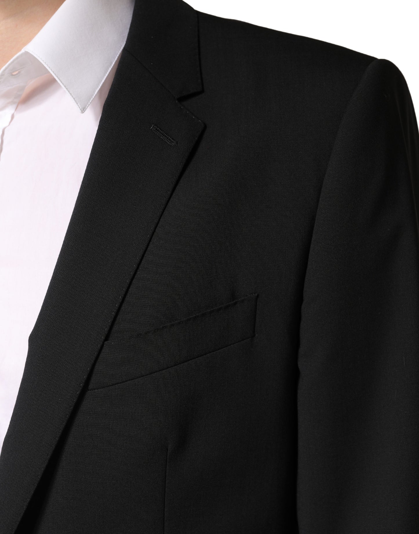 Black MARTINI Single Breasted Formal 2 Piece Suit