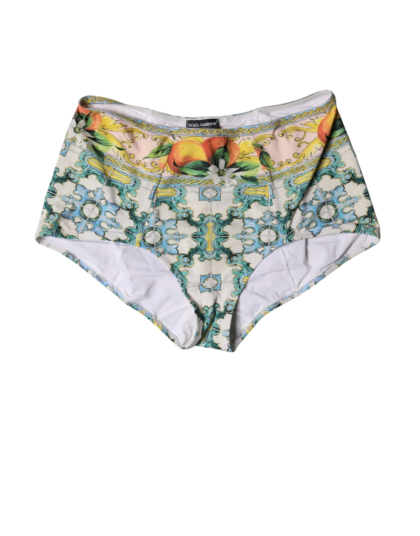 Multicolor Sicily High Waist Bikini Bottom Swimwear