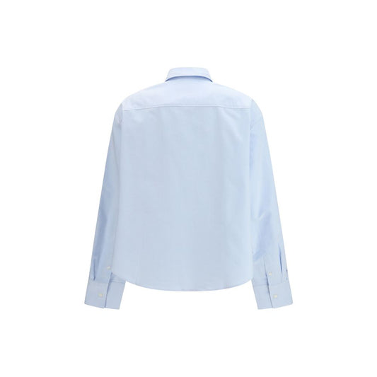 Blue Cotton Dress Shirt